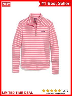 Dreamcloth Relaxed Shep Shirt Quarter Zip Mockneck Pullover Women's